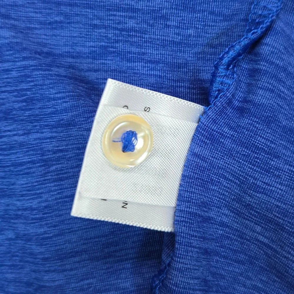 Peter Millar Summer Comfort XL Polo Blue The Broadmoor Golf Club Luxury Mesh - Picture 10 of 13